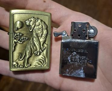 titan maqnit qolbaq: “XingLing Tiger Pələng Relyefli Metal Alışqan — 5