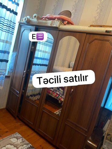 qapi ikinci əl: İşlənmiş, Açılan, 4 qapılı Düz dolab, Dolab-asılqan