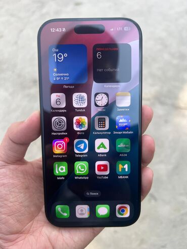 день сяпина: IPhone 16 Pro, Колдонулган, 128 ГБ, Black Titanium, Коргоочу айнек, Каптама, 96 %