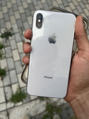 iphone 13 qiyməti: IPhone X, 64 ГБ, Белый, Гарантия, Face ID