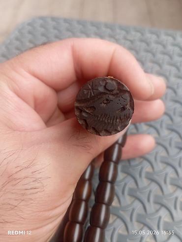Təsbehlər: Salam aləykum Əl işi oyma təsbeh – ağacdan zonda düzəldilib pula — 7