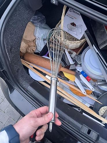 bıçag: Mətbəx bıçaqları dəsti + plastik saxlama qutuları - Bıçaqlar: 6 ədəd — 8