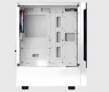 Ostali kompjuterski delovi: PC kućište GameMax H601 White ARGB – midi tower - Boja: bela sa crnim — 7