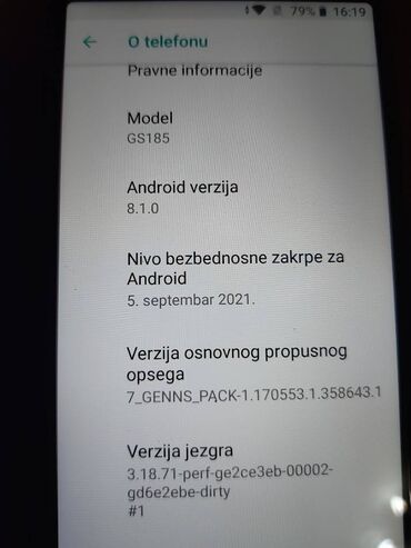 Ostali mobilni telefoni: Gigaset GS185 . Telefon je potpuno ispravan baterija dobra ima otisak — 9