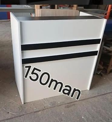 kassa qutusu: Qəbul masası (resepsiyon stendi) - Material: MDF/LDSP əsaslı korpus — 5