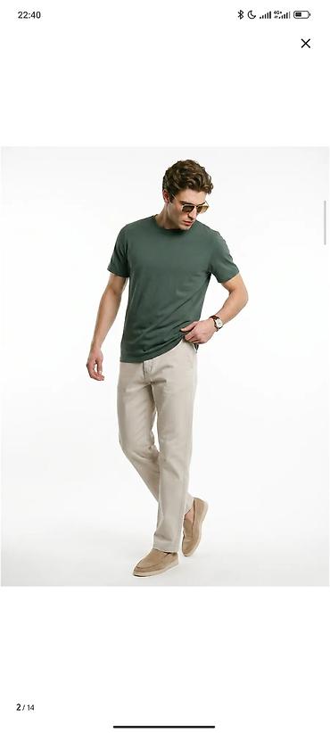 базовая футболка: Мужская базовая футболка BASIC look - Классический крой с круглой — 2