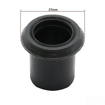 Stezne čaure: Najlon čaura sa prirubnicom – Ø spolja 27 mm - Materijal: crni najlon — 4