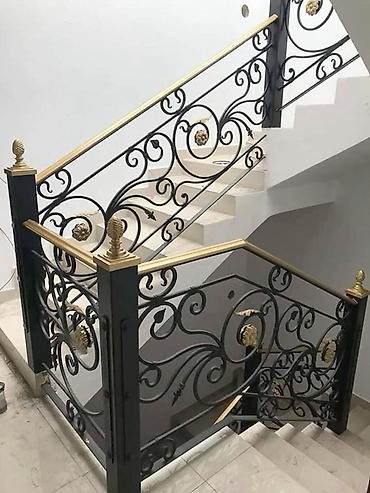Barmaqlıqlar: H&H DOORS Dəmir dekorativ barmaqlıqlar və panel işləmələri - — 27