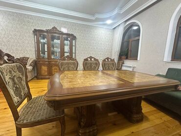 acilan stollar: Qonaq masası, Açılan, Taxta, Dördbucaq masa