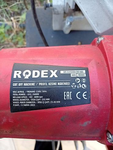 Металлообработка: Отрезная машина по металлу Rodex RDX694 - Тип: стационарная отрезная — 3