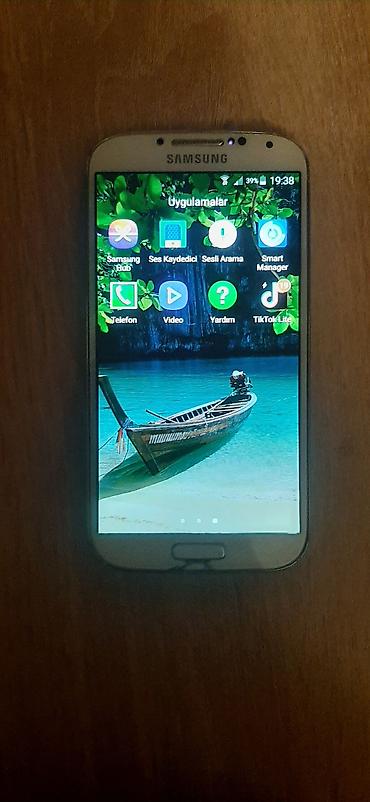 soyuducular 2ci el: Samsung I9500 Galaxy S4, 16 GB, rəng - Ağ, Düyməli, Sensor, İki sim kartlı — 2