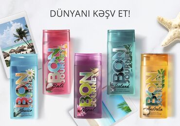 Ətriyyat: Bon Journey seriyasından olan bu duş gelləri dərin təmizləmə və