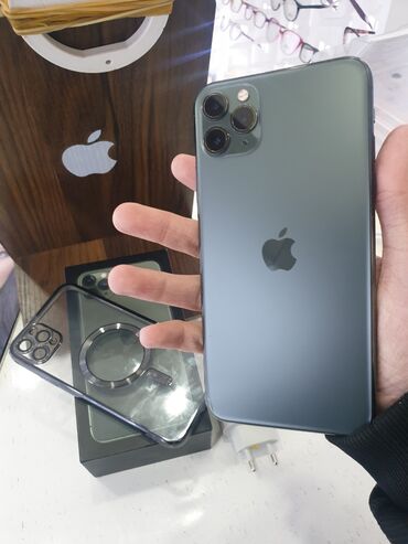 ayfon ekran şəkilləri: IPhone 11 Pro Max, 64 GB, Space Gray, Face ID, Simsiz şarj, Barmaq izi