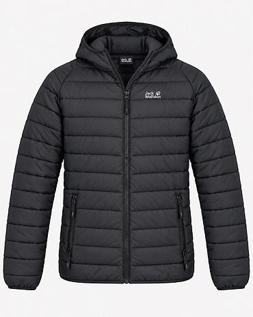 jack wolfskin: Jack Wolfskin yüngül pufiyə kurtka - Rəng: qara - Model: kapüşonlu — 1