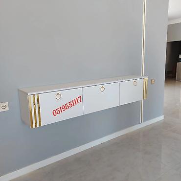 set mebel: Yeni, Düz TV altlığı, Polkalı, Laminat, Rusiya — 4