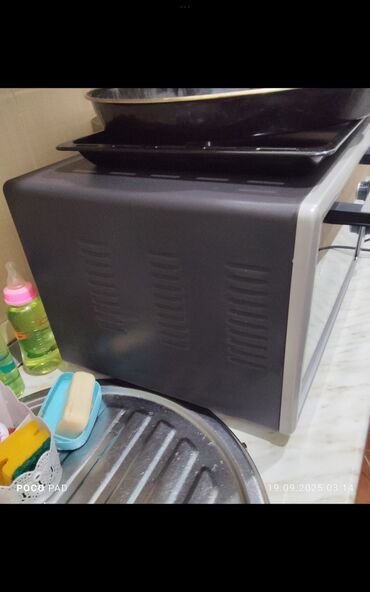 Duxovkalar: Duxovka Eurolux, Elektrik, rəng - Boz, Ayrıca dayanan — 14