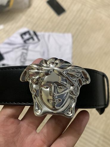 Ремни и пояса: Ремень, Versace, Материал: Натуральная кожа, Мужские, Новый — 4