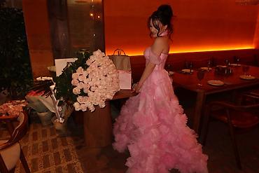 Вечерние платья: Вечернее платье, Пышное, Длинная модель, Фатин, Без рукавов, Шлейф, XS, S, M — 4