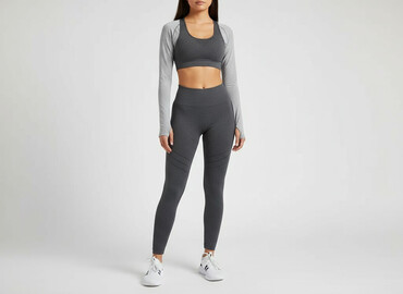 prążkowane legginsy damskie: Legginsy Sportowe damskie, rozmiar S