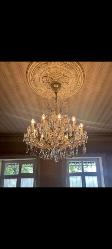 матрасы в баку цены: Люстра, 10 и более ламп, Хрусталь at lalafo.az матрасы в баку цены: Люстра, 10 и более ламп, Хрусталь