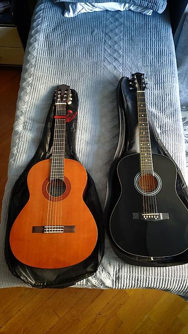 Akustik gitaralar: Məhsul: 2 ədəd 4/4 ölçülü akustik gitara dəsti Klassik 200 Azn Akustik — 1