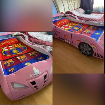 *Qız uşaqı üşün maşın çarpayı 150 azn Satılır* Matras daxildi ölçüsü
