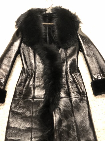пальто черное: Пальто, XS