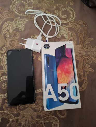 Samsung: Samsung Galaxy A50, 64 GB, rəng - Mavi, Sensor