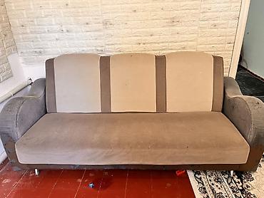 sofa: Прямой диван, Б/у — 2