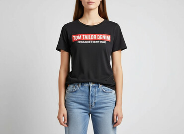 katjes t shirty: Tom Tailor Denim, Women`s T-shirt, size S at lalafo.pl katjes t shirty: Tom Tailor Denim, Women`s T-shirt, size S