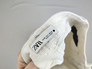 zara spodnice biala: Zara, Jeansy damskie, rozmiar S — 4