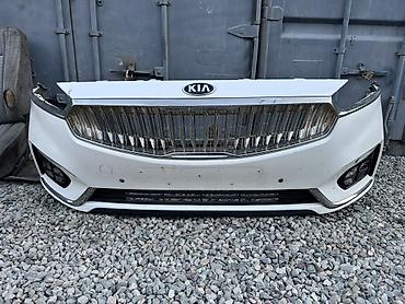 Передний бампер в сборе для Kia (эмблема KIA на решётке)