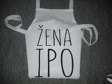 Ostali kućni dekor: Kecelje stampa po zelji cena 1700din
♦ — 12