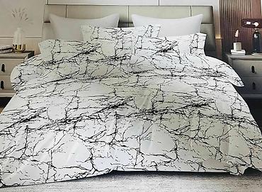 Posteljina: Posteljina – set dvostrukog kreveta, moderan dezen Posteljine bambus — 3