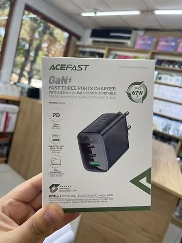 power case: Зарядное устройство Acefast GaN с тремя портами, включая один USB-A и — 2