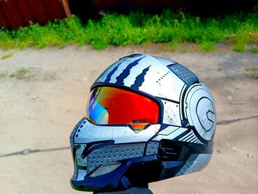 мотоцыкл: • Шлем Combat Высокого Качества!. Визор антиблик + прозрачный визор