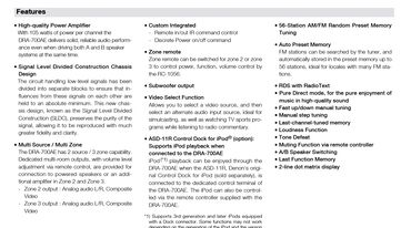 Pojačala i prijemnici: Denon DRA-700AE – stereo risiver - AM/FM stereo risiver sa — 7