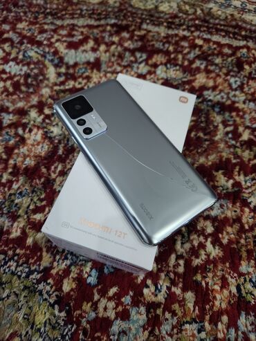 телефон ми 12: Xiaomi, 12T, Б/у, 128 ГБ, цвет - Серебристый, 2 SIM