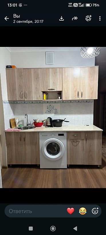flat osh: 1 комната, Аламединский рынок / базар Собственник, С подселением, от 3 месяцев, от 6 месяцев, от 1 года, С мебелью полностью — 5