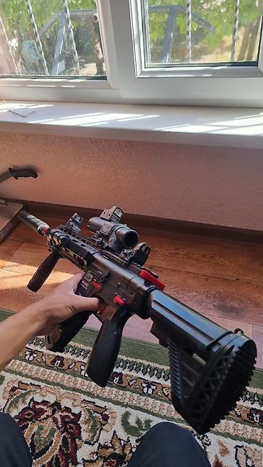 Игрушки: Игровой автомат-реплика AR-стиля (похожа на HK416) на базе гелевых — 5