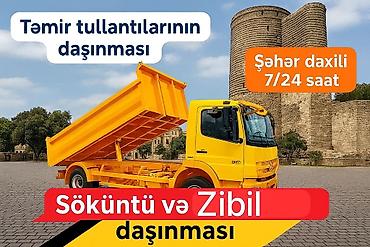Автоуслуги: Mercedes-Benz markalı, sarı rəngli, tullantı daşımaq üçün nəzərdə — 3