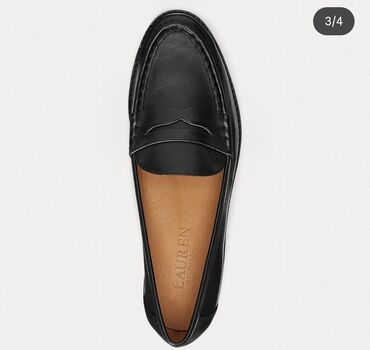 Мокасины и лоферы: Лоферы, 37.5, Ralph Lauren, Новый, цвет - Черный, Платная доставка — 3