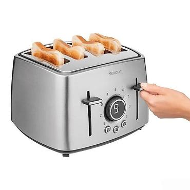tosterler: Toster "Sencor STS 5070SS" ✅ Güc: 1600 Vt ✅ Nəzarət: Mexaniki ✅ — 5