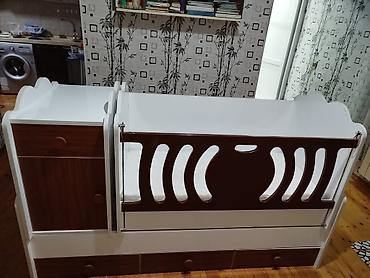 transformer masalar: Oğlan və qız üçün, İşlənmiş, Dördbucaq, Beşik, Dəstsiz, Matras ilə, Yellənmə mexanizmsiz — 5