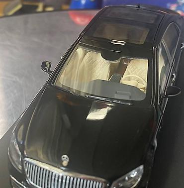 Avtomobil modelləri: Коллекционная модель Mercedes-Maybach S-class X222 obsidian black 2019 — 4