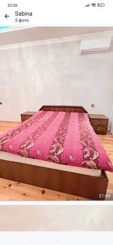beyoglu mebel: Б/у, Двуспальная кровать, С матрасом