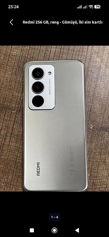 mini avto kondisioner: Redmi Note 14, 256 GB, rəng - Gümüşü, İki sim kartlı — 1