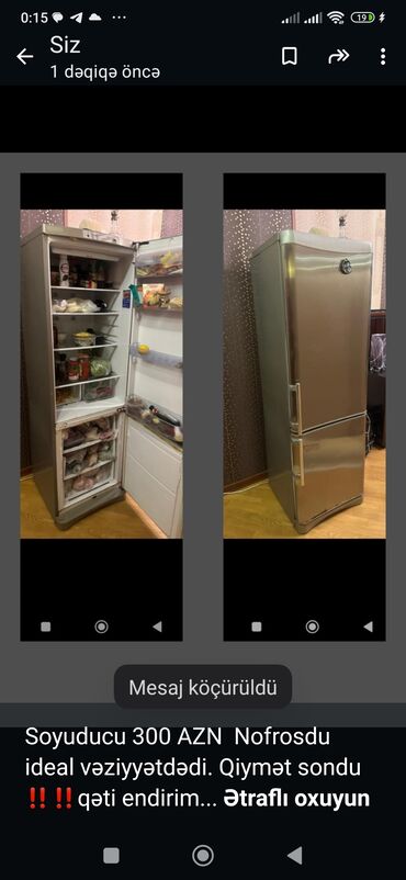 airfryer qiymeti: Б/у 2 двери Холодильник Продажа