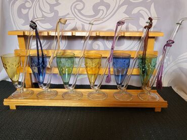 Ostali antikviteti: Servis casa rucni rad iz 50ih.god.za zestoko pice. Case tkz — 10