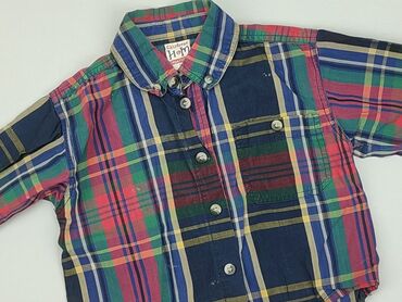 Shirts: Shirt 1.5-2 years, condition - Fair, pattern - Cell, color - Multicolored